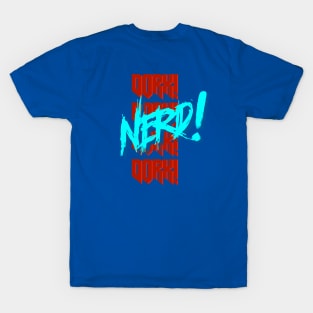 Nerd (blue & red) T-Shirt